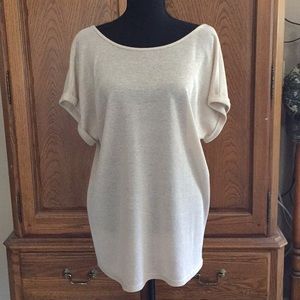 Gold short sleeved tunic